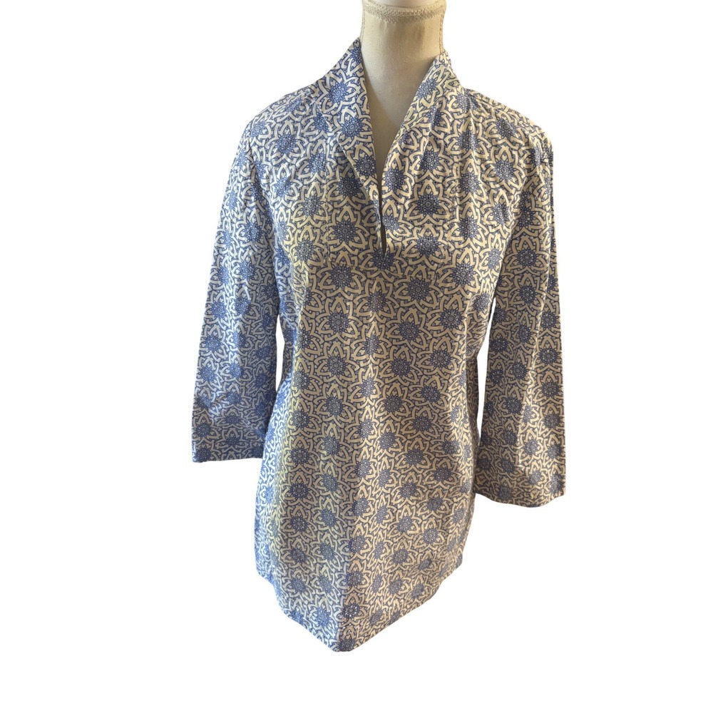 Tory Burch Gretchen Eyelet Tunic Top Size 12